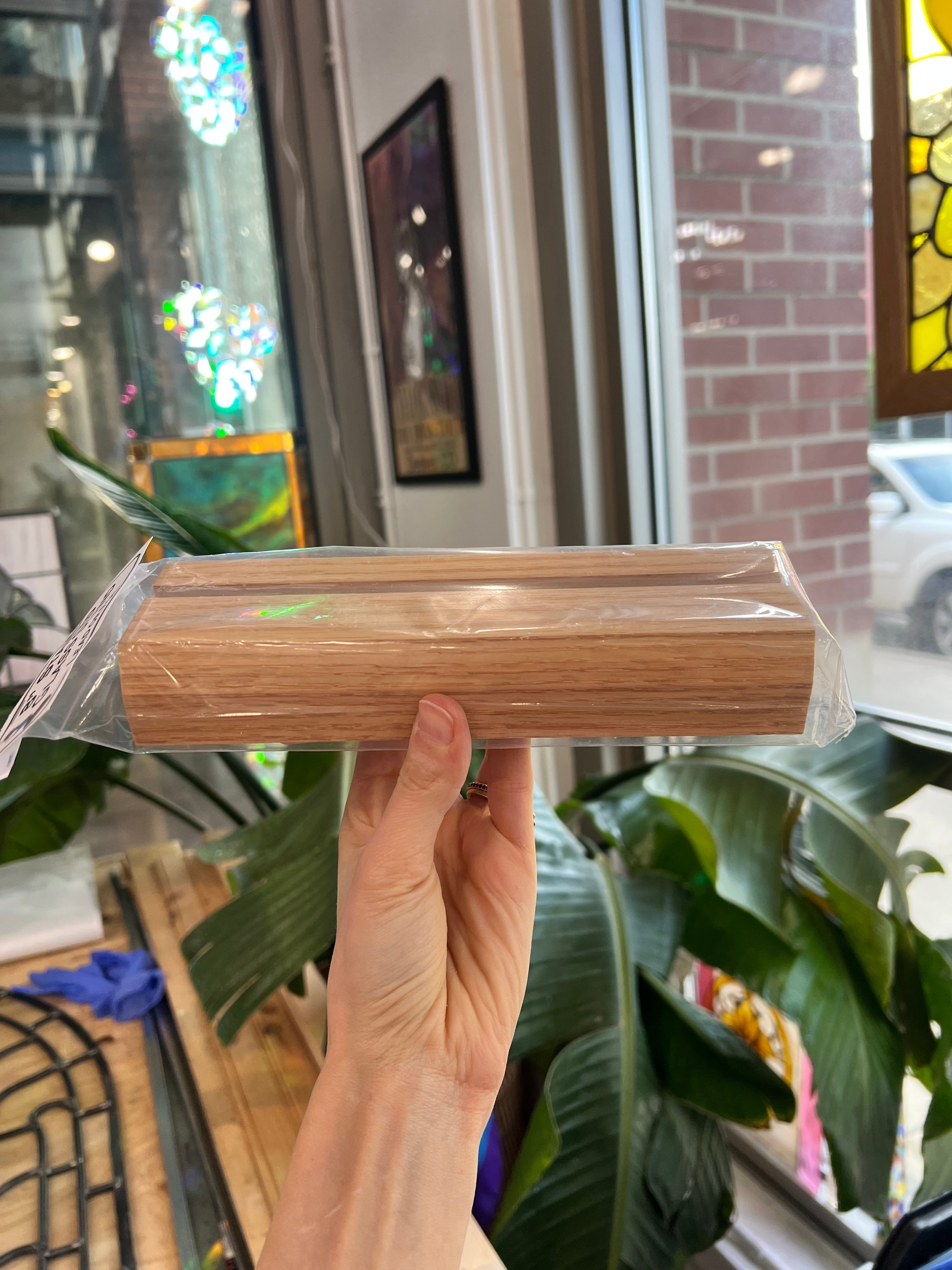 Oak Glass Art Stand (various sizes Tools Colorado Glassworks