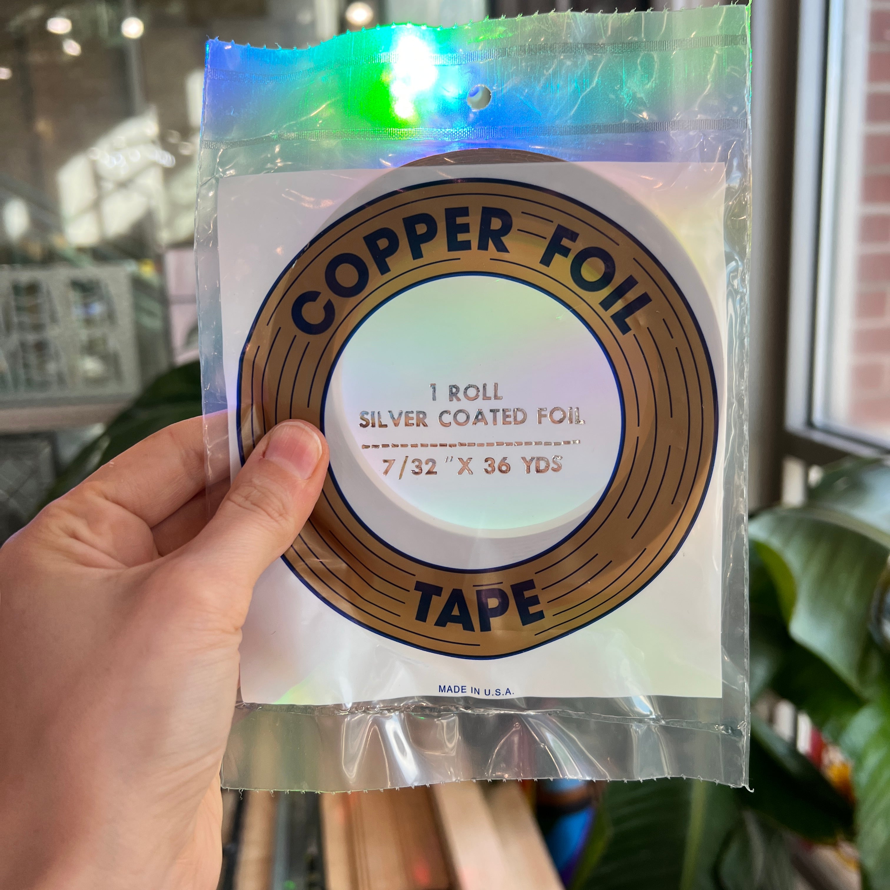 Silver Backed Edco Copper Foil - various sizes Tools Colorado Glassworks