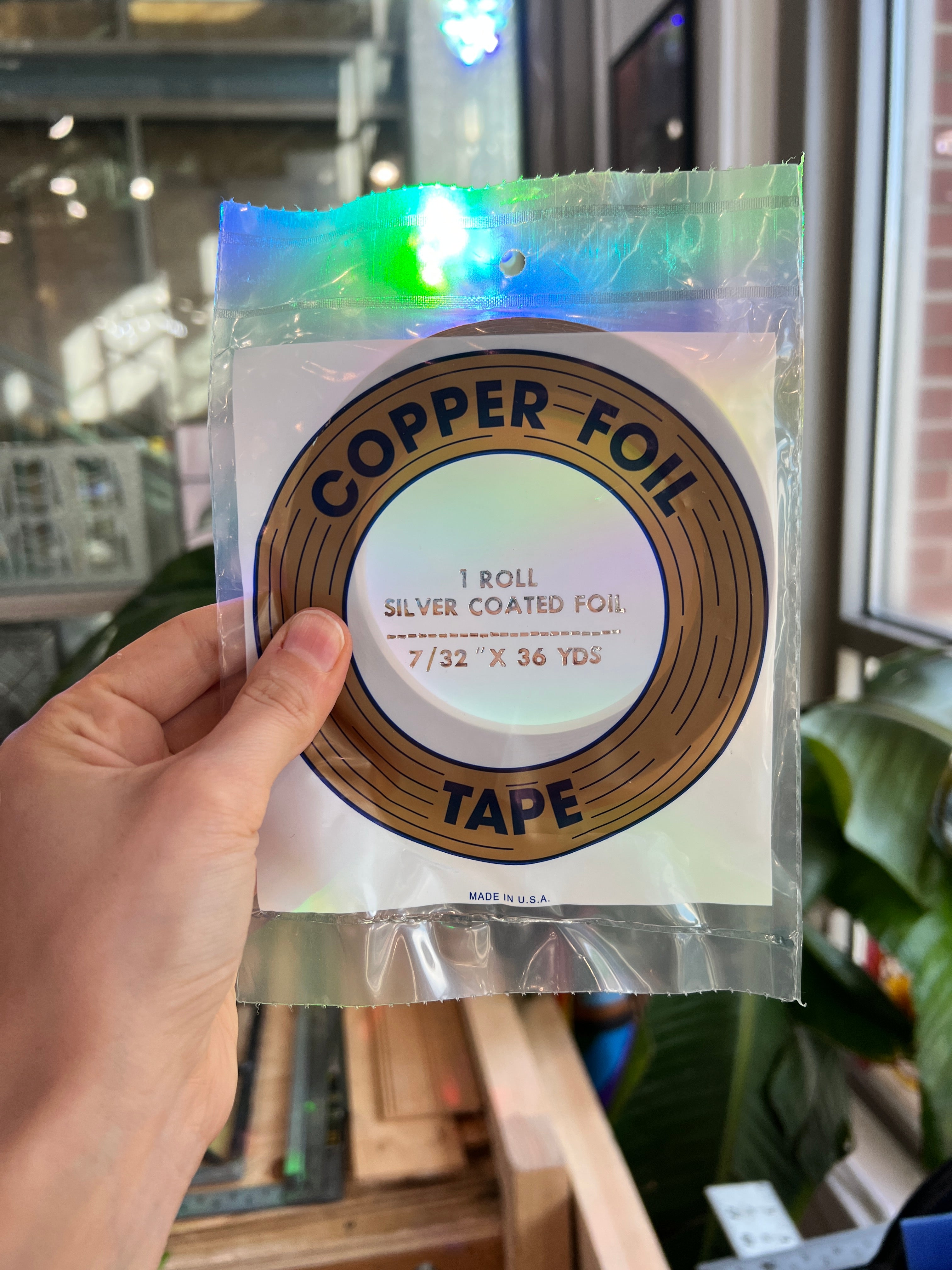 Silver Backed Edco Copper Foil - various sizes Tools Colorado Glassworks