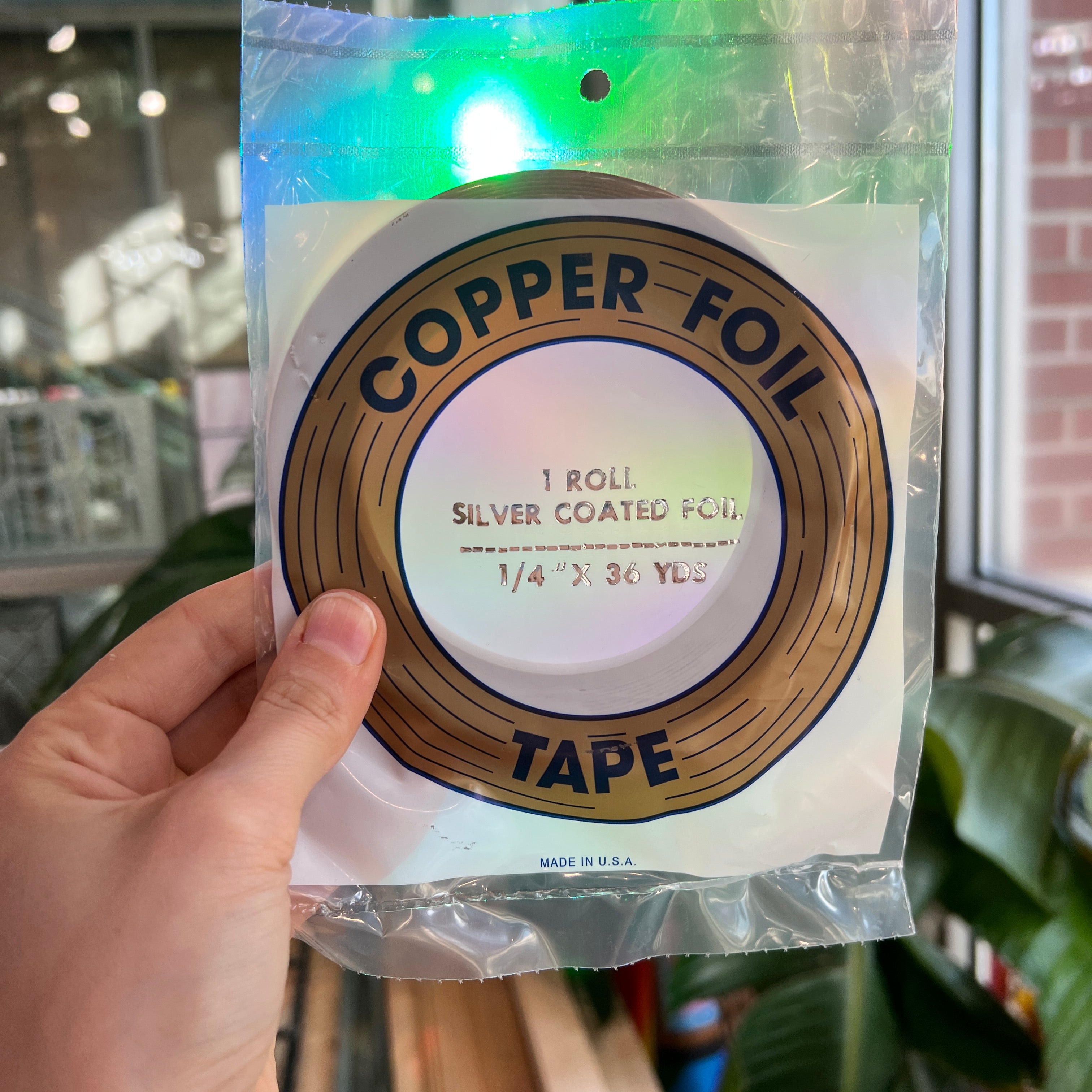 Silver Backed Edco Copper Foil - various sizes Tools Colorado Glassworks