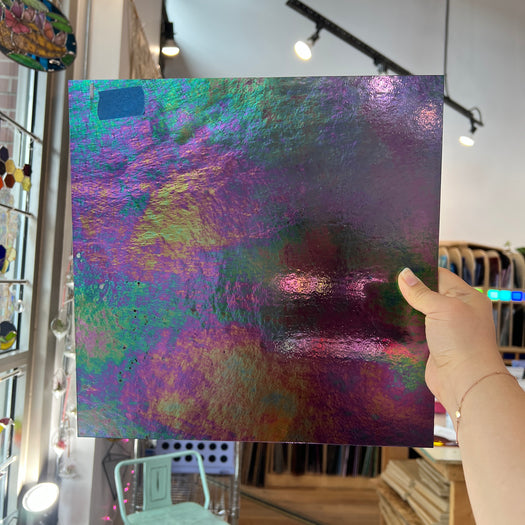 Purple Iridescent Wissmach Sheet Glass Wissmach Glass