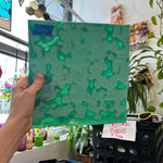Teal Copper Green 324 Mottled Oceana Sheet Glass Colorado Glassworks