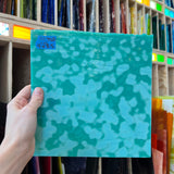 Teal Copper Green 324 Mottled Oceana Sheet Glass Colorado Glassworks