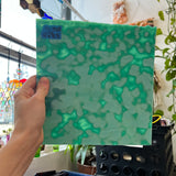 Teal Copper Green 324 Mottled Oceana Sheet Glass Colorado Glassworks
