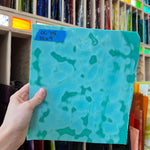 Teal Copper Green 324 Mottled Oceana Sheet Glass Colorado Glassworks
