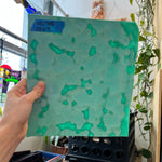 Teal Copper Green 324 Mottled Oceana Sheet Glass Colorado Glassworks