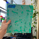 Teal Copper Green 324 Mottled Oceana Sheet Glass Colorado Glassworks
