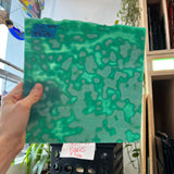 Teal Copper Green 324 Mottled Oceana Sheet Glass Colorado Glassworks