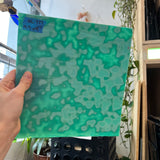 Teal Copper Green 324 Mottled Oceana Sheet Glass Colorado Glassworks