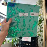 Teal Copper Green 324 Mottled Oceana Sheet Glass Colorado Glassworks