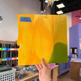 Glascadia Pumpkin Orange Opal with Pea Pod Opal Infusion Double Roll Fusible 90 COE Sheet Glass Colorado Glass Works 10.5x10.5in (BE-77072685)