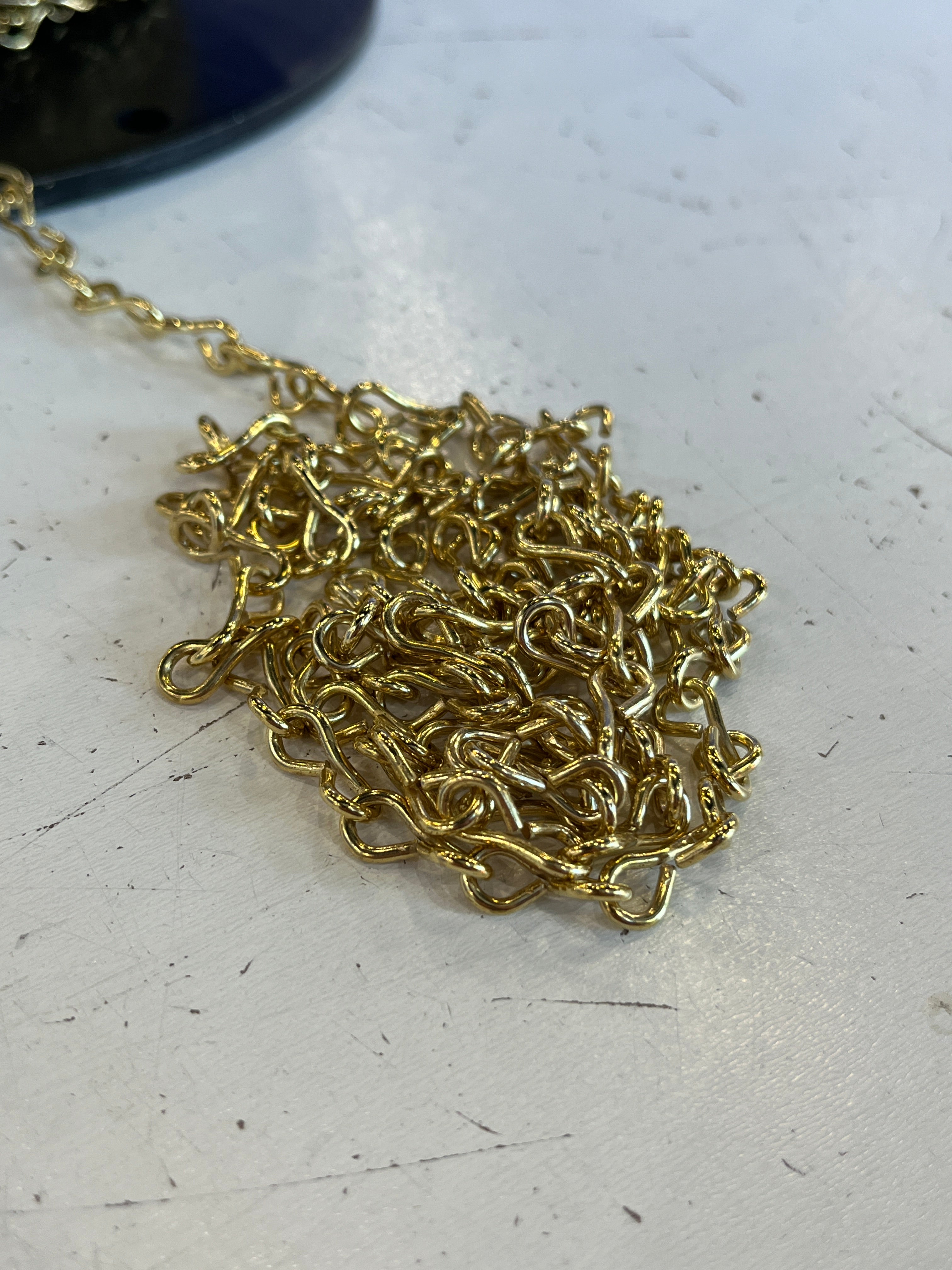 Brass Plated Jack Chain 16 gauge