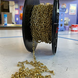 Brass Plated Jack Chain 16 gauge