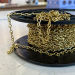 Brass Plated Jack Chain 16 gauge