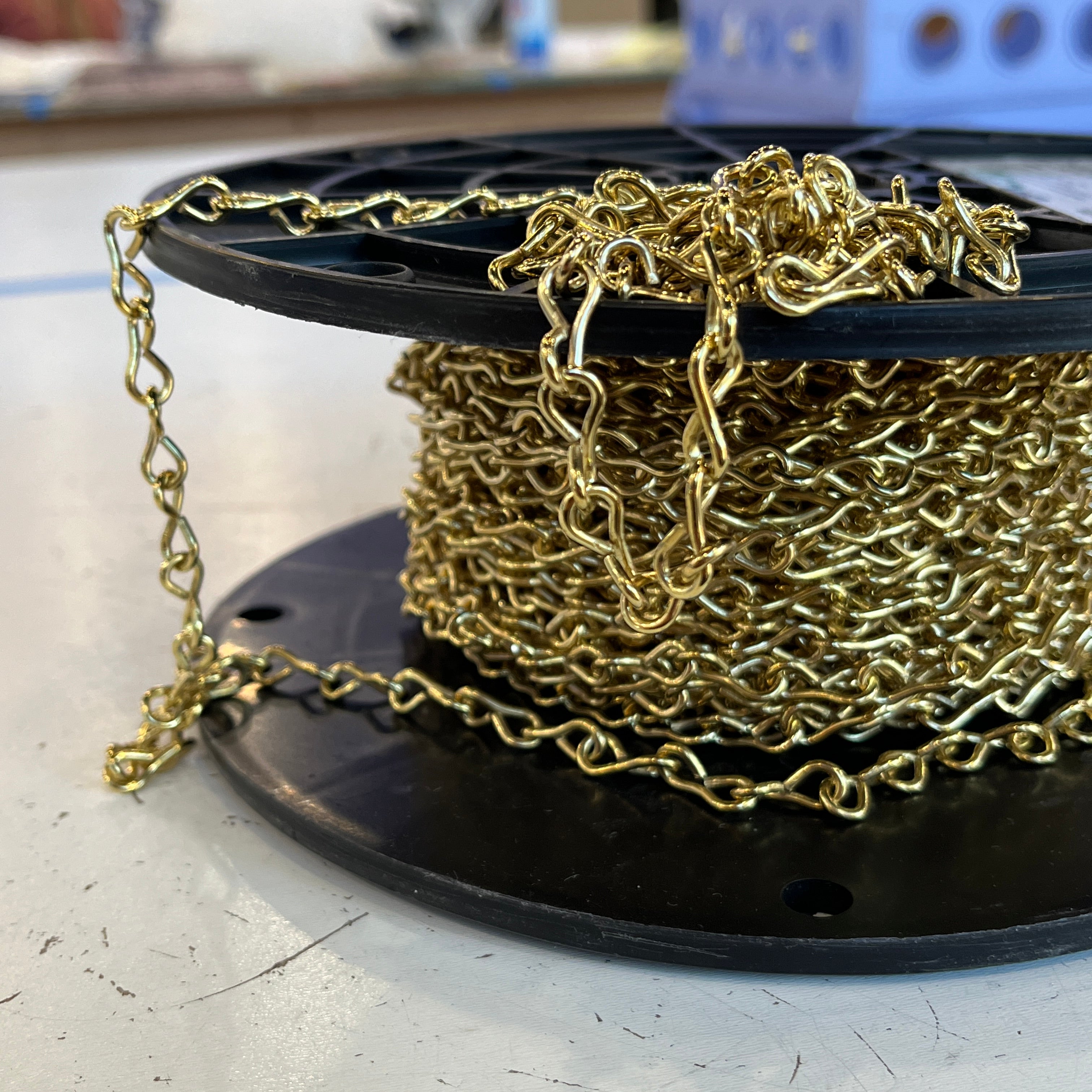 Brass Plated Jack Chain 16 gauge