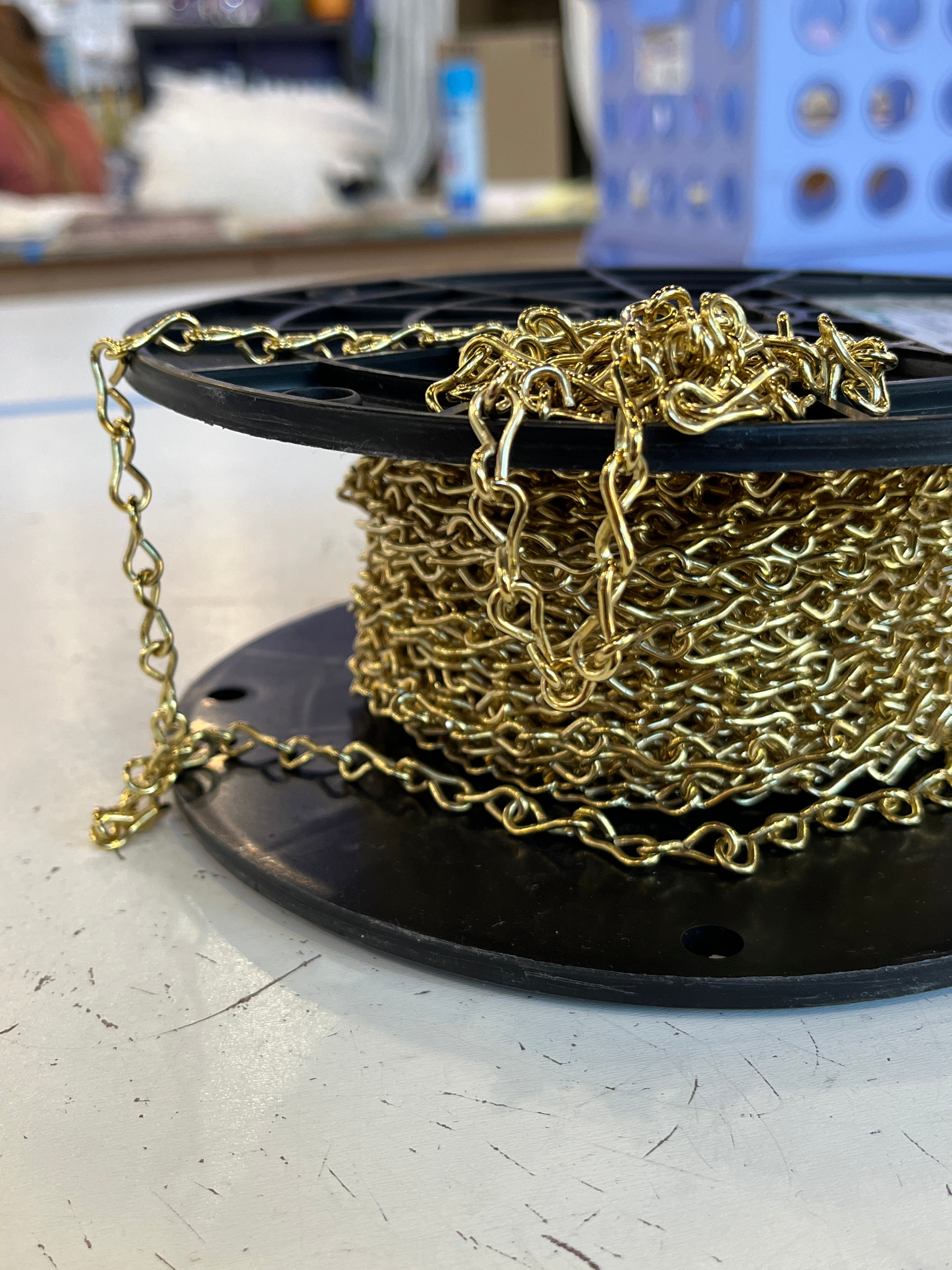 Brass Plated Jack Chain 16 gauge