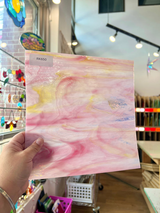 Freckled Lemonade - Patreon Vault Sheet Glass Colorado Glassworks