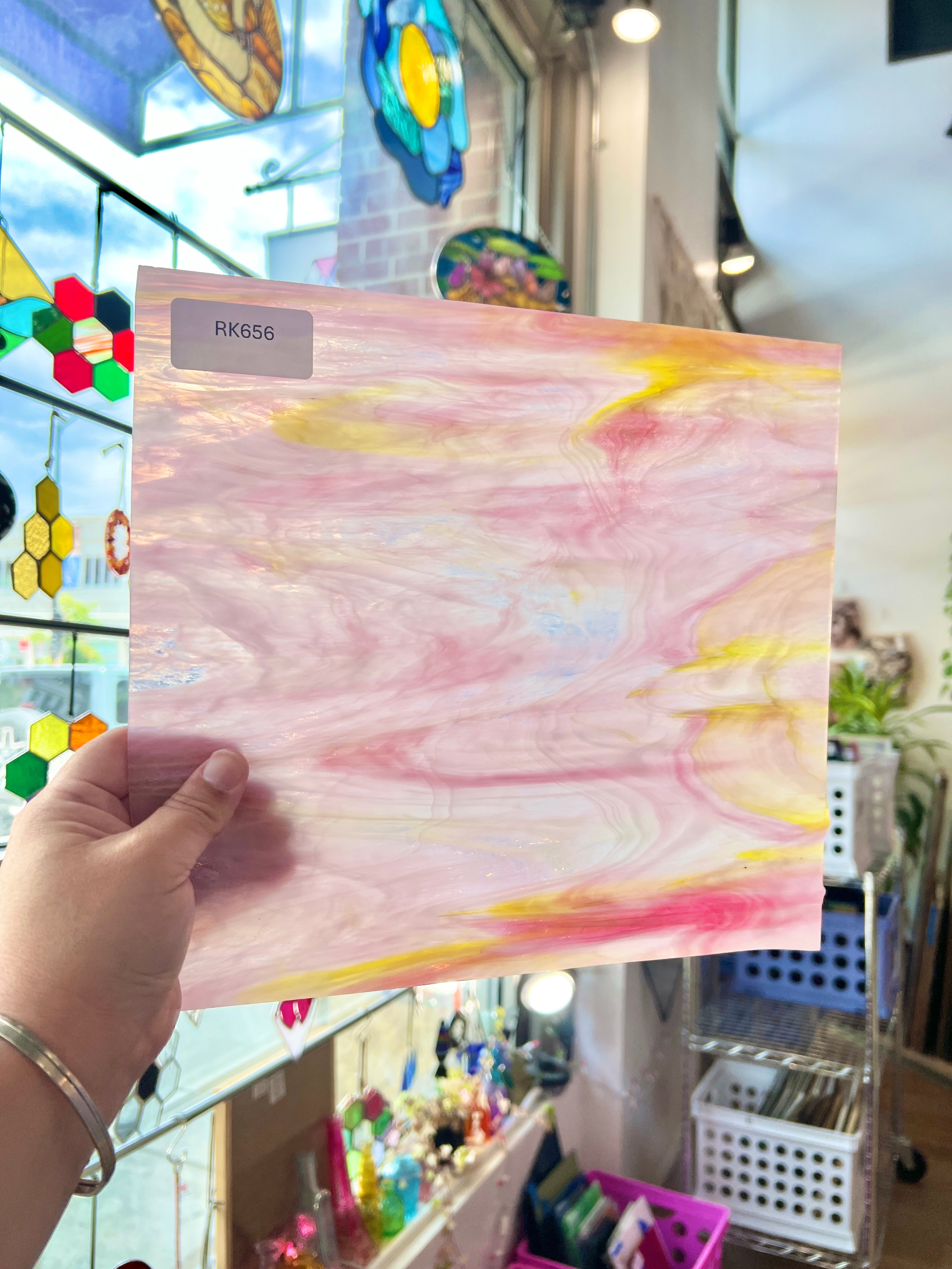 Freckled Lemonade - Patreon Vault Sheet Glass Colorado Glassworks B
