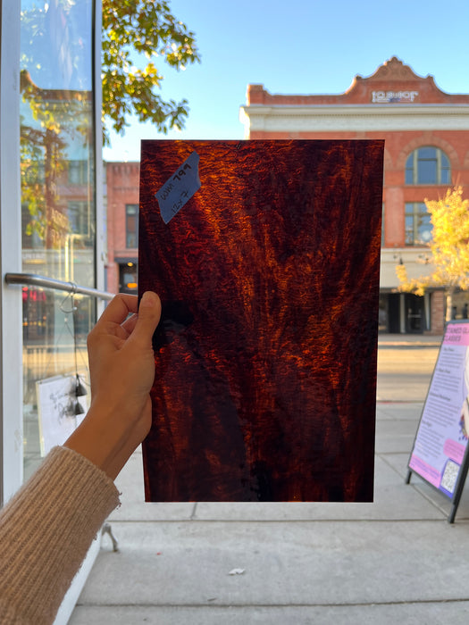 Dark Brown Wispy Dual Textured Wissmach Sheet Glass Colorado Glassworks   