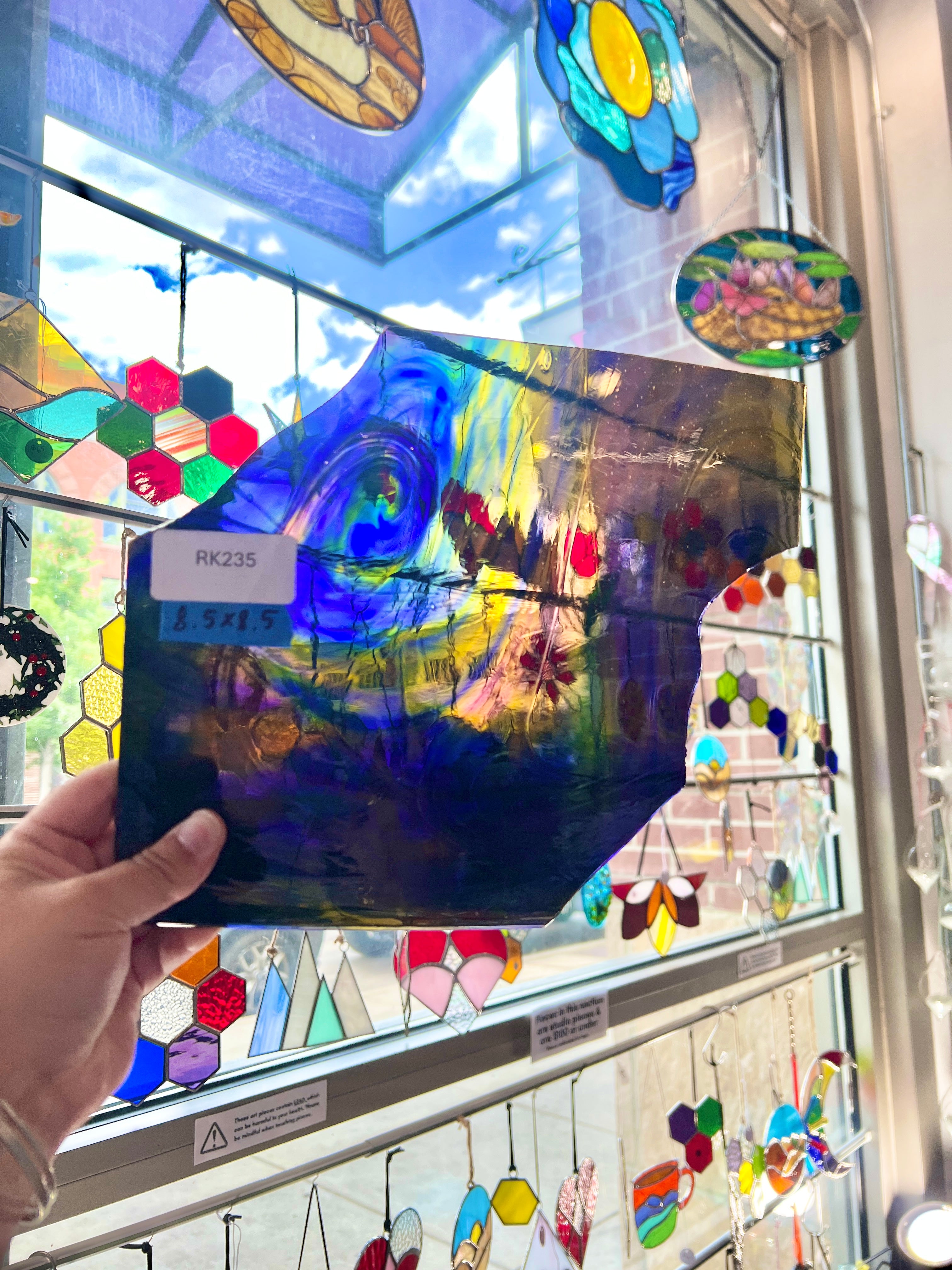 Galactic Galaxy - Patreon Vault Sheet Glass Colorado Glassworks