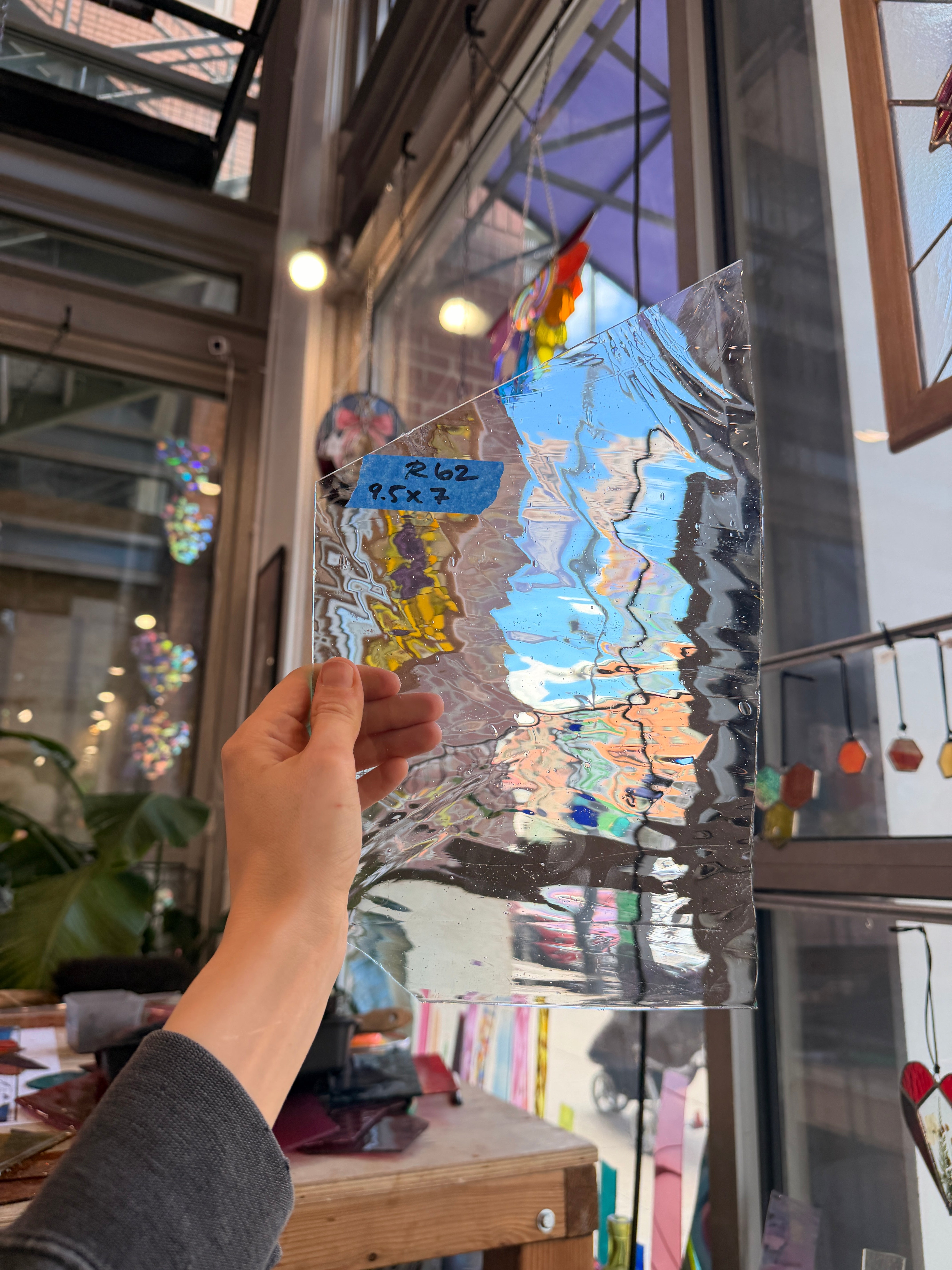 Clear Reamy Glass Sheet Glass Colorado Glassworks