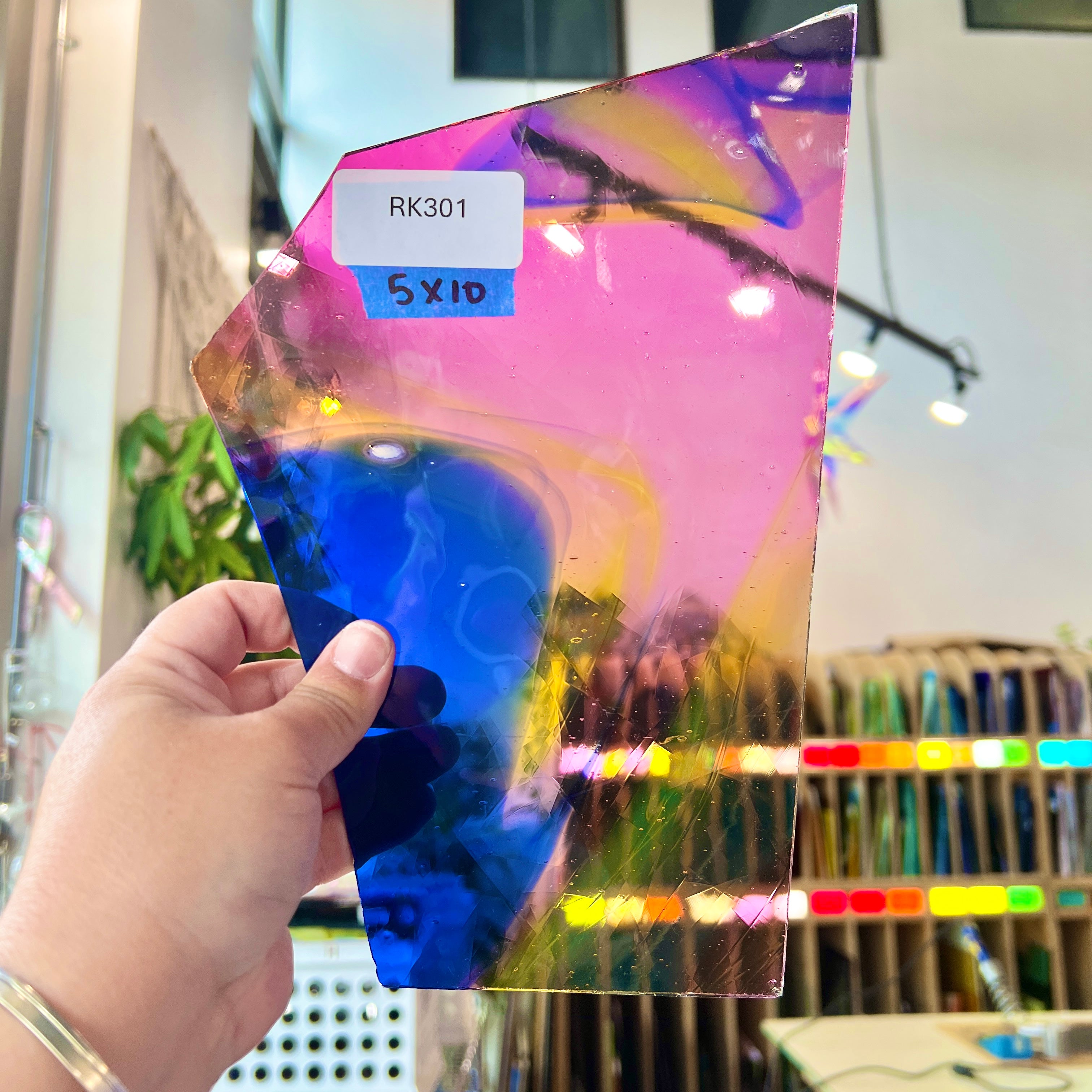 Rippin' Rainbow - Patreon Vault Sheet Glass Colorado Glassworks