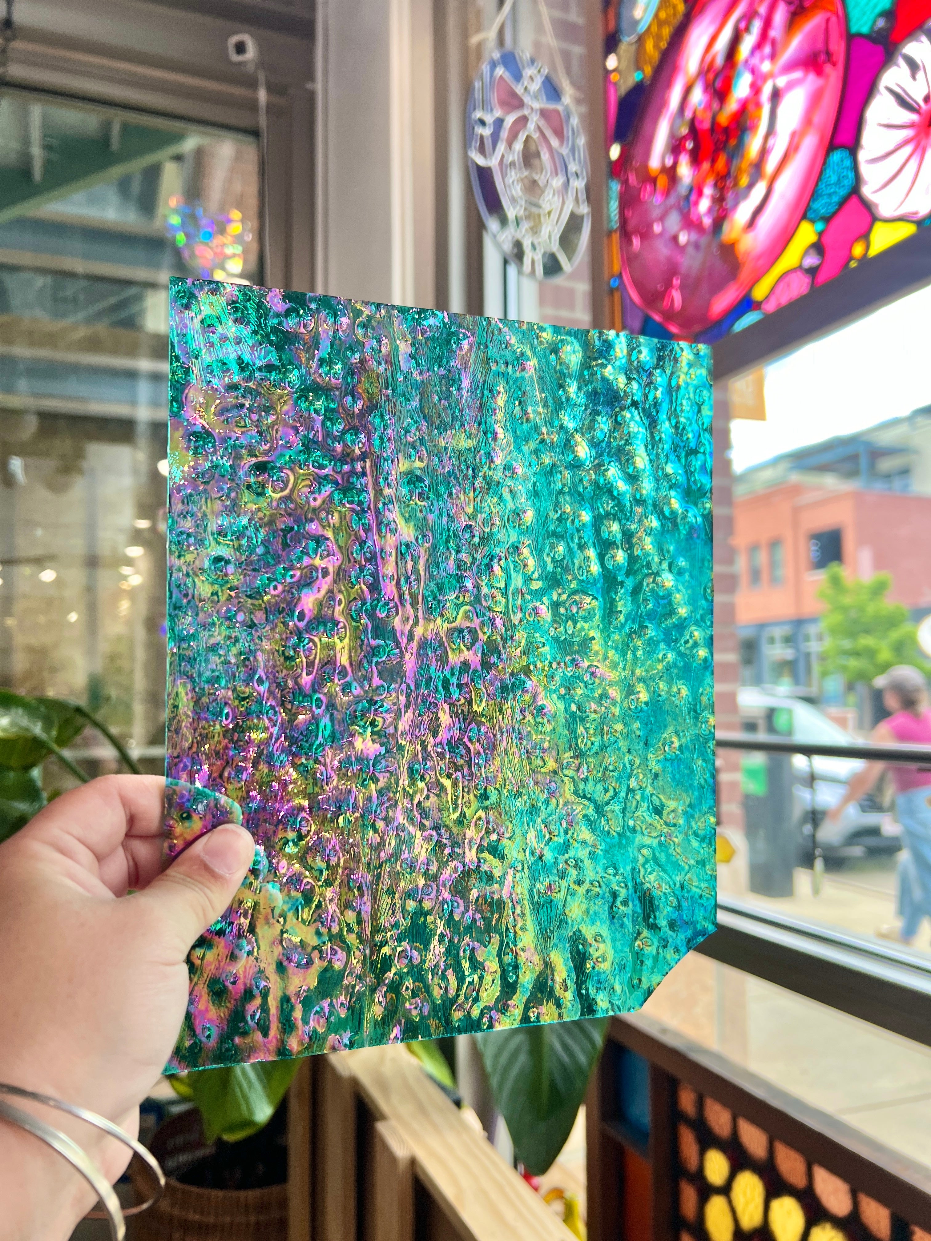 Shiny Bubbles - Patreon Vault Sheet Glass Colorado Glassworks