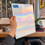 White Opaque Iridescent Wissmach (96 03 LUM) Sheet Glass Unknown 11.5x8.5in (WM-92175917)