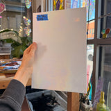 White Opaque Iridescent Wissmach (96 03 LUM) Sheet Glass Unknown