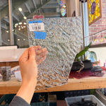 Clear Ripple Transparent Optimum Sheet Glass Colorado Glassworks 6.5x6in (OP-64246061)