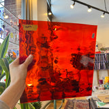 Orange Waterglass Oceanside Fusible 96 COE (171WF) Sheet Glass Colorado Glassworks OS-ORANGE-W (11x12in)