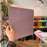 Mauve Iridescent Opaque Wissmach 96 COE (Violet Opal WI 96 04 LUM) Sheet Glass Colorado Glass Works