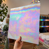 Mauve Iridescent Opaque Wissmach 96 COE (Violet Opal WI 96 04 LUM) Sheet Glass Colorado Glass Works