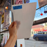 White Opaque Bullseye Fusible 90 COE Sheet Glass Colorado Glassworks