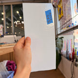 White Opaque Bullseye Fusible 90 COE Sheet Glass Colorado Glassworks 9x4.5in (BE-82318381)