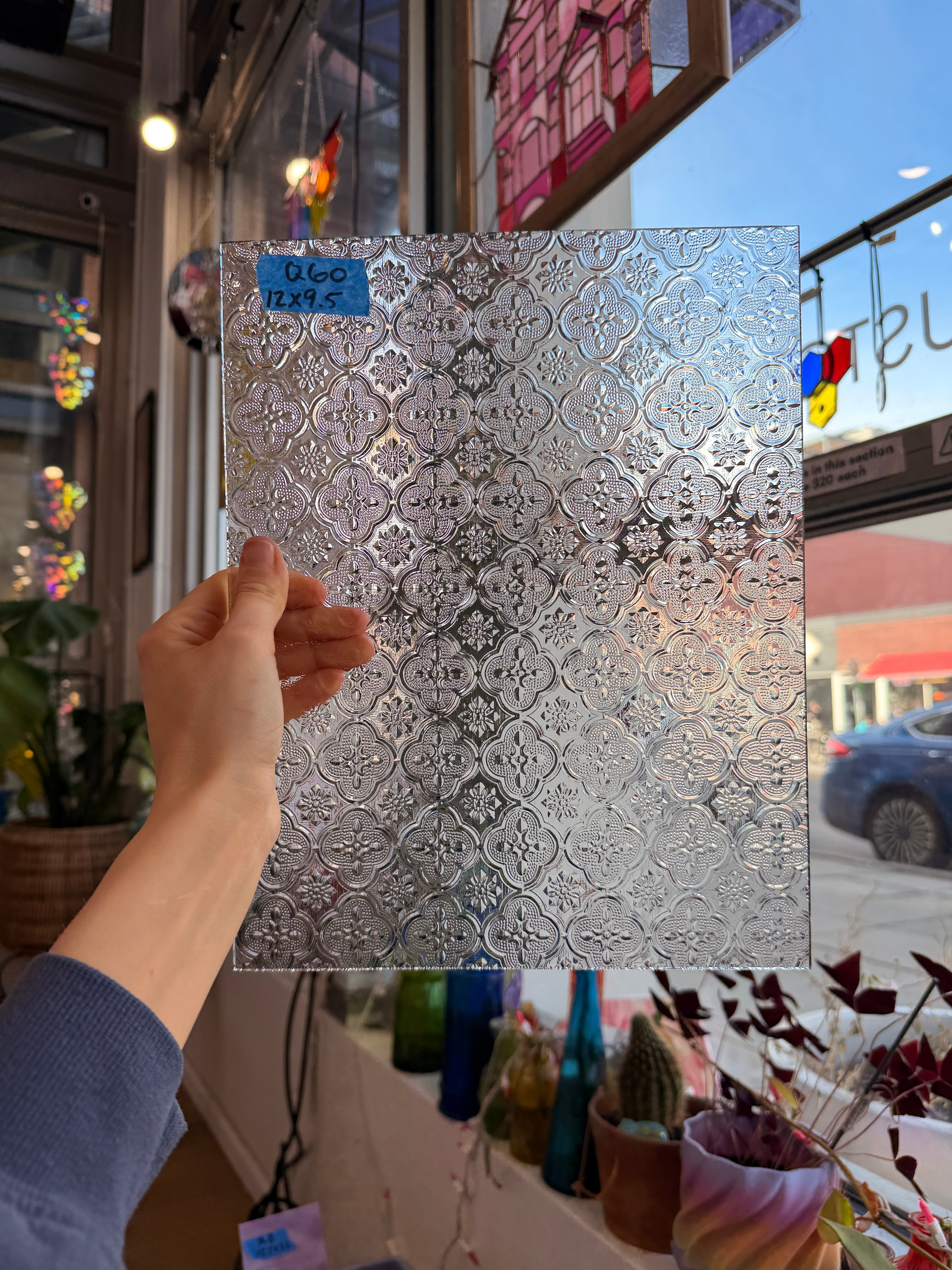 Morisco Lace Clear Transparent Sheet Glass Colorado Glassworks