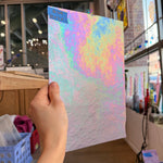 Mauve Iridescent Purple Wissmach Fusible 96 COE Sheet Glass Colorado Glassworks 12x7.5in (WM-75533101)