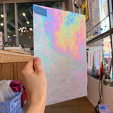 Mauve Iridescent Purple Wissmach Fusible 96 COE Sheet Glass Colorado Glassworks 12x7.5in (WM-75533101)