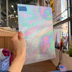 Mauve Iridescent Purple Wissmach Fusible 96 COE Sheet Glass Colorado Glassworks 12x8.5in (WM-75500333)