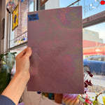 Mauve Iridescent Purple Wissmach Fusible 96 COE Sheet Glass Colorado Glassworks