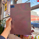 Mauve Iridescent Purple Wissmach Fusible 96 COE Sheet Glass Colorado Glassworks