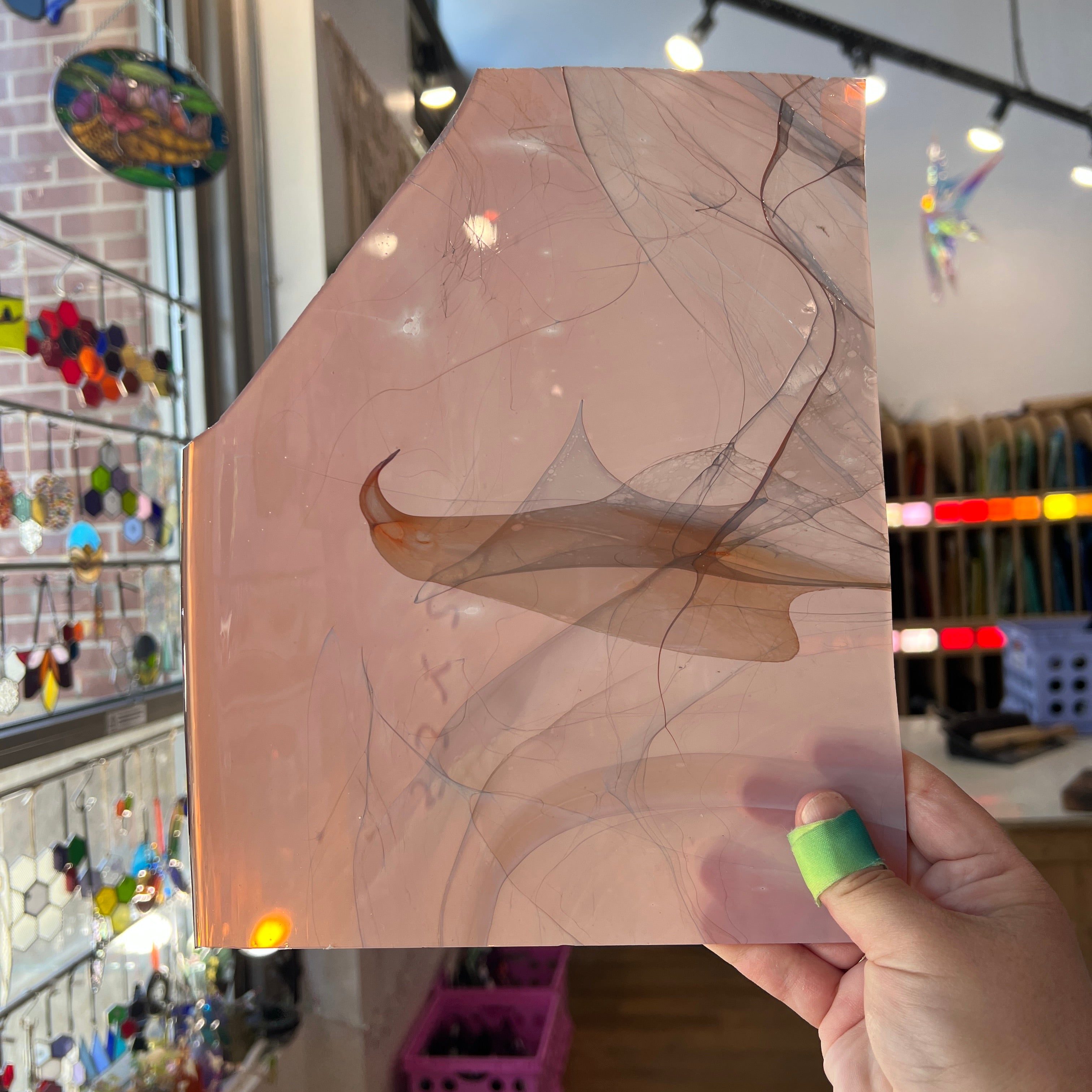 Vintage Peaches - Patreon Vault Sheet Glass Colorado Glassworks
