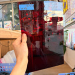 Dark Red Mouthblown Flash Glass Sheet Glass Colorado Glassworks