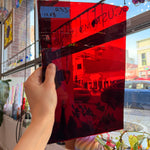 Dark Red Mouthblown Flash Glass Sheet Glass Colorado Glassworks