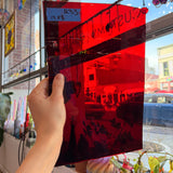 Dark Red Mouthblown Flash Glass Sheet Glass Colorado Glassworks