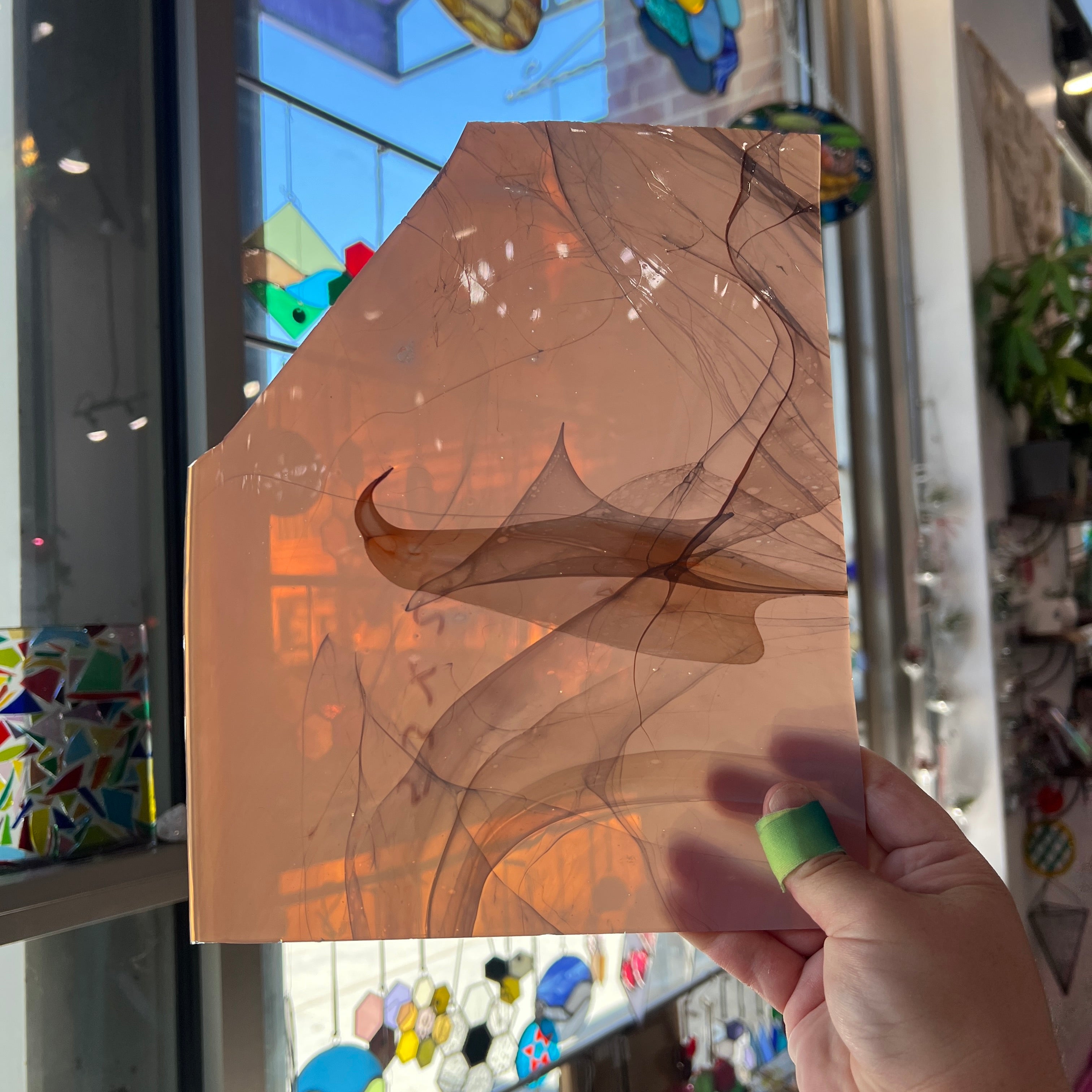Vintage Peaches - Patreon Vault Sheet Glass Colorado Glassworks