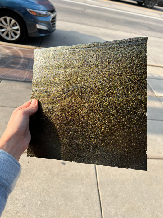 Bullseye Bronze Aventurine Fusible 90 COE Sheet Glass Colorado Glassworks