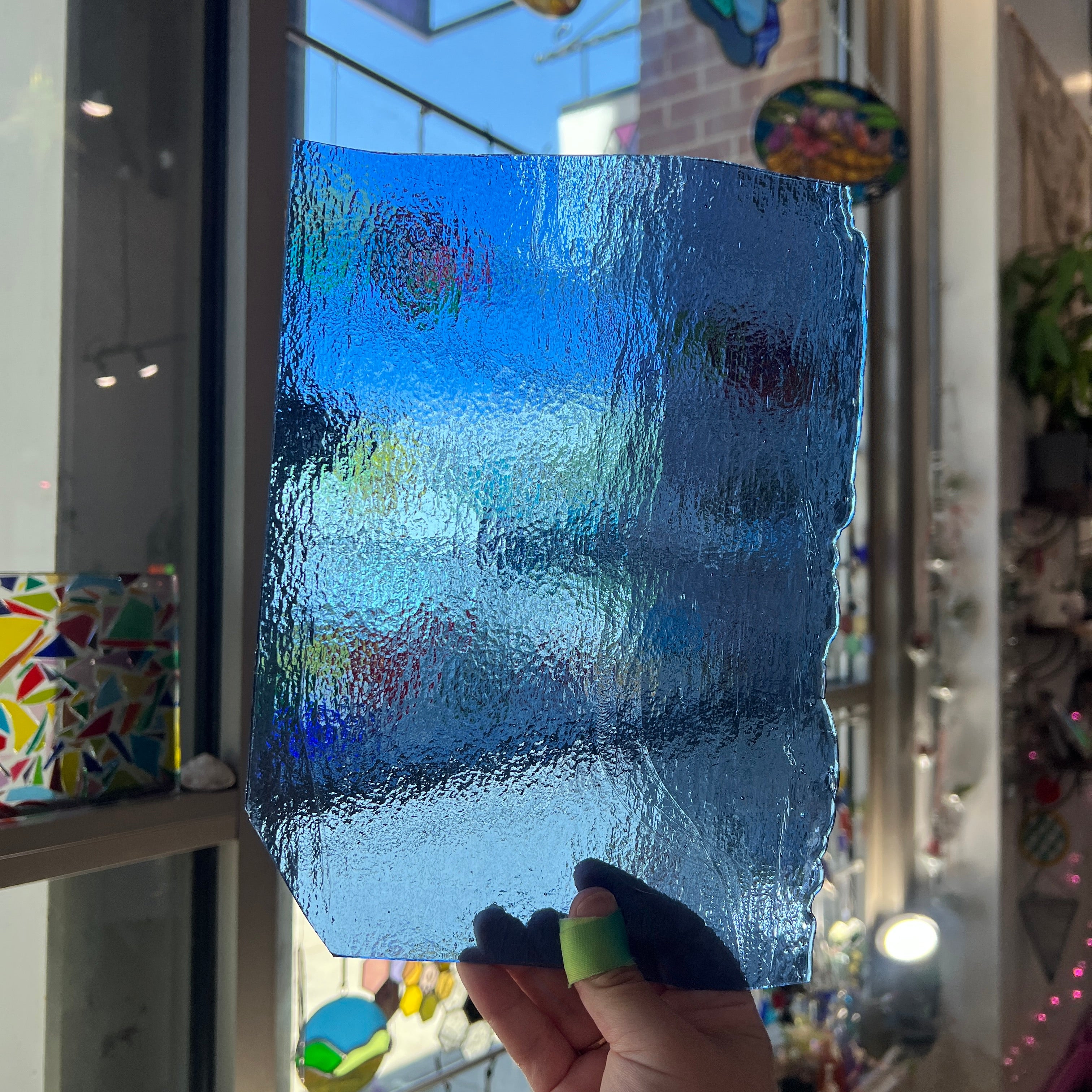 Light Blue Skies - Patreon Vault Sheet Glass Colorado Glassworks