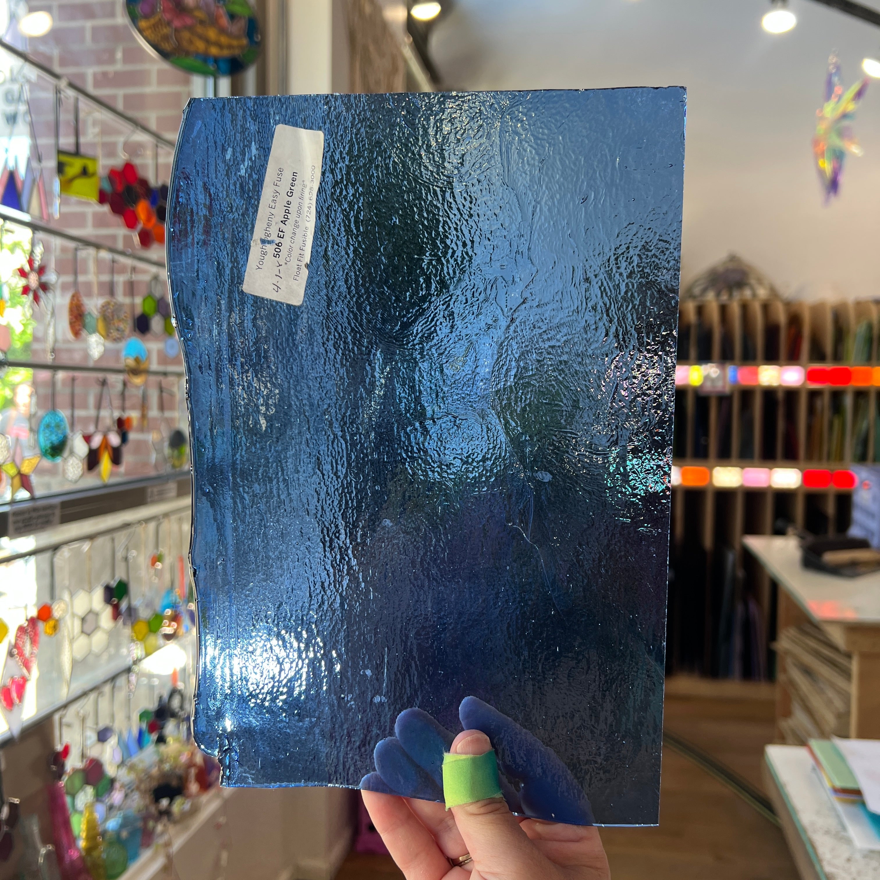 Light Blue Skies - Patreon Vault Sheet Glass Colorado Glassworks