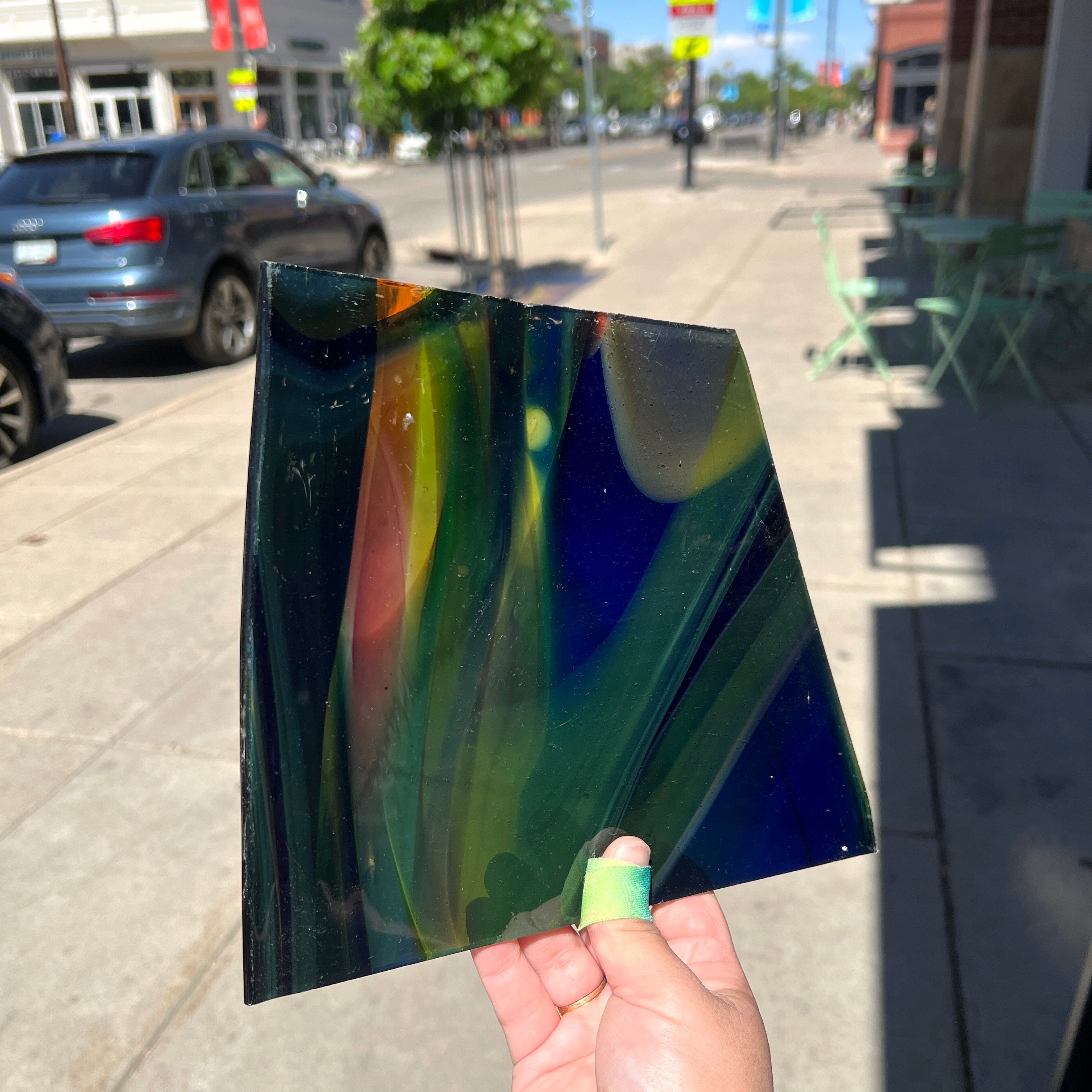 Just Keep Swimming - Patreon Vault Sheet Glass Colorado Glassworks